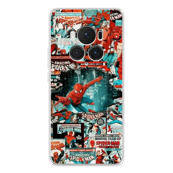Чехол с рисунком «Комиксы Человек Паук» для Huawei Honor Magic 7 Pro Чехол с рисунком «Комиксы Человек Паук» для Huawei Honor Magic 7 Pro