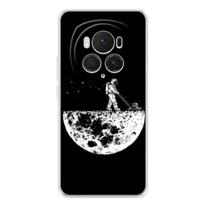 Силиконовый Чехол с принтом "Космонавты" на Huawei Honor Magic 7 Pro (Космонавт)