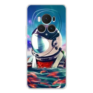 Силіконовый Чохол з принтом "Космонавти" на Huawei Honor Magic 7 Pro