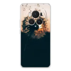 Силиконовый Чехол с одуванчиками на Huawei Honor Magic 7 Pro (Красивый одуванчик)