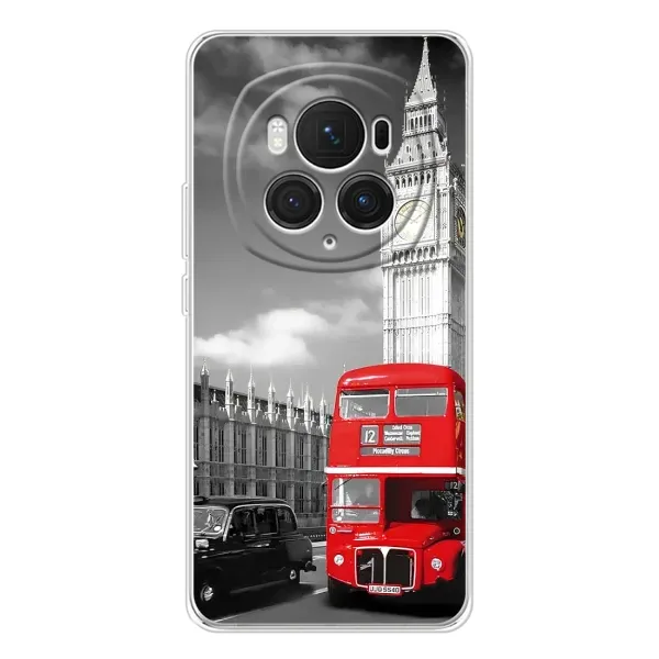 Чехол с рисунком «Красный автобус» для Huawei Honor Magic 7 Pro Чехол с рисунком «Красный автобус» для Huawei Honor Magic 7 Pro