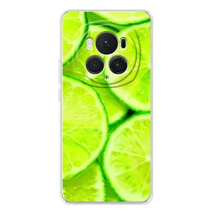 Чохол з зображенням смачної їжі для Huawei Honor Magic 7 Pro (Лайм)
