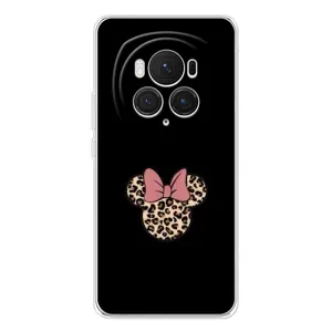 Чехол с леопардовым принтом на Huawei Honor Magic 7 Pro (Леопардовая Минни)