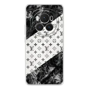 Чехол Стиль Louis Vuitton на Huawei Honor Magic 7 Pro (LV на белом)