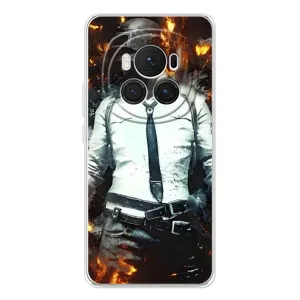 Силиконовый чехол с картинкой "Герой Pubg" на Huawei Honor Magic 7 Pro (Man Пубг)