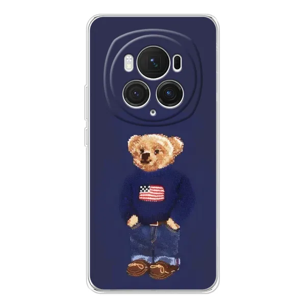 Чехол с рисунком «Мишка USA» для Huawei Honor Magic 7 Pro