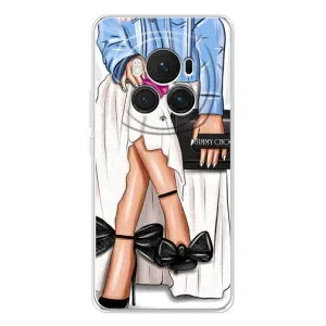 Силиконовый Чехол на Huawei Honor Magic 7 Pro с картинкой Стильных Девушек (Мода)