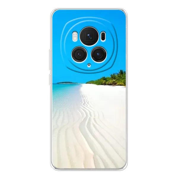Чехол с рисунком «Море песок» для Huawei Honor Magic 7 Pro Чехол с рисунком «Море песок» для Huawei Honor Magic 7 Pro