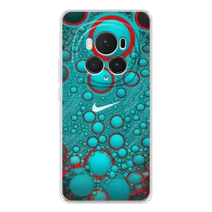 Силиконовый Чехол на Huawei Honor Magic 7 Pro с картинкой Nike (Найк зеленый)