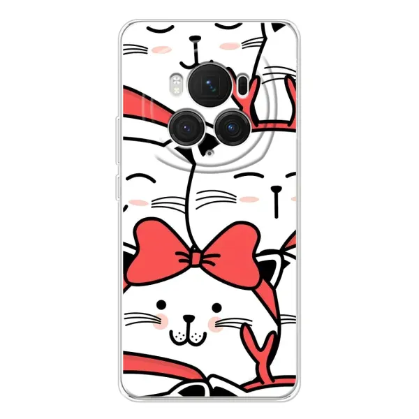 Чехол с рисунком «Новогодние котики» для Huawei Honor Magic 7 Pro