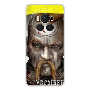 Чехол с картинкой (Патриотический КОЗАК) на Huawei Honor Magic 7 Pro (Одноглазый Козак)