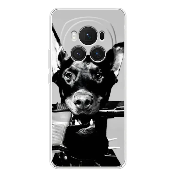 Чехол с рисунком «Опасный доберман» для Huawei Honor Magic 7 Pro Чехол с рисунком «Опасный доберман» для Huawei Honor Magic 7 Pro
