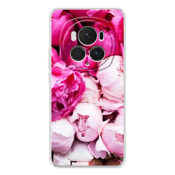 Чехол с рисунком «Пионы» для Huawei Honor Magic 7 Pro Чехол с рисунком «Пионы» для Huawei Honor Magic 7 Pro