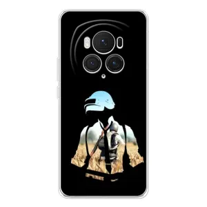 Силиконовый чехол с картинкой "Герой Pubg" на Huawei Honor Magic 7 Pro (Пубг мен)