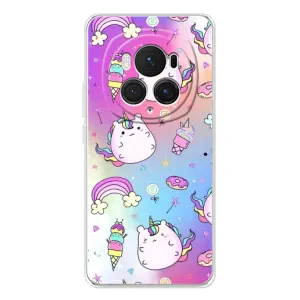 Чохол Unicorn на Huawei Honor Magic 7 Pro (Веселка і Єдинорог)
