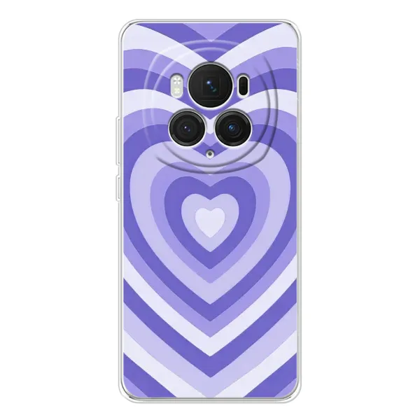 Чехол с рисунком «Сердце фиолет» для Huawei Honor Magic 7 Pro Чехол с рисунком «Сердце фиолет» для Huawei Honor Magic 7 Pro