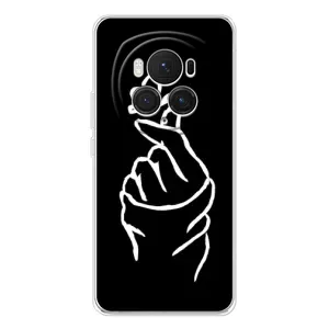 Чохол (Знак сердечка) для Huawei Honor Magic 7 Pro (Сердечко на чорному)