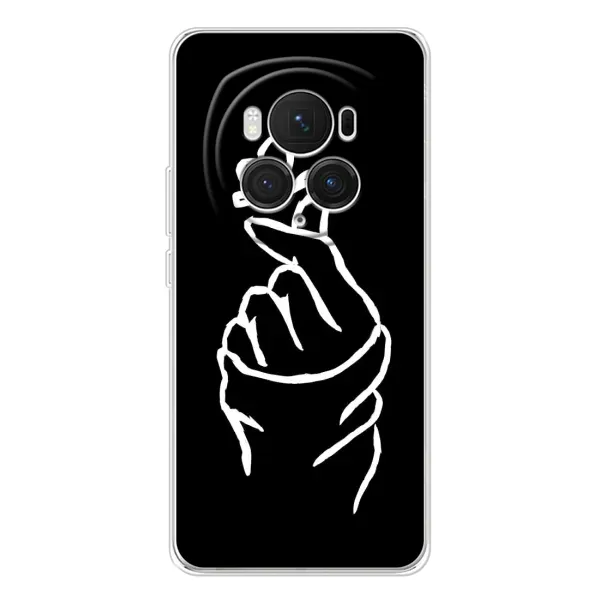 Чехол с рисунком «Сердце на черном» для Huawei Honor Magic 7 Pro Чехол с рисунком «Сердце на черном» для Huawei Honor Magic 7 Pro