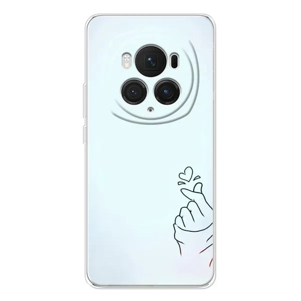 Чехол с рисунком «Сердце на голубом» для Huawei Honor Magic 7 Pro Чехол с рисунком «Сердце на голубом» для Huawei Honor Magic 7 Pro