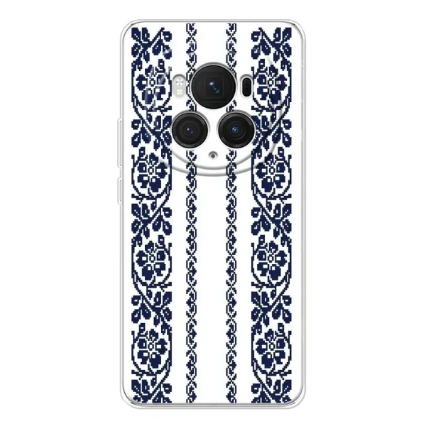 Чехол с рисунком «Синяя вышиванка» для Huawei Honor Magic 7 Pro Чехол с рисунком «Синяя вышиванка» для Huawei Honor Magic 7 Pro