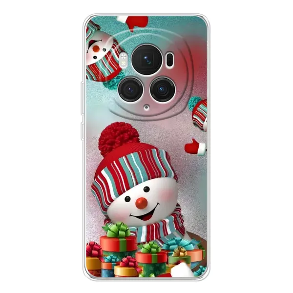 Чехол с рисунком «Снеговик в шапке» для Huawei Honor Magic 7 Pro Чехол с рисунком «Снеговик в шапке» для Huawei Honor Magic 7 Pro