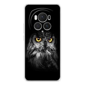 Чехлы с принтом СОВЫ для Huawei Honor Magic 7 Pro (Сова на чёрном)