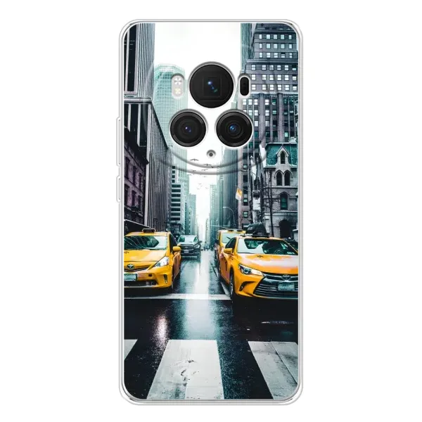 Чехол с рисунком «Такси» для Huawei Honor Magic 7 Pro Чехол с рисунком «Такси» для Huawei Honor Magic 7 Pro