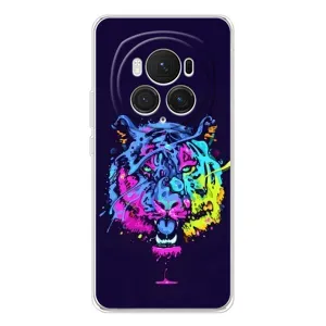 Силиконовый бампер с картинкой животных для Huawei Honor Magic 7 Pro (Тигр-Арт)