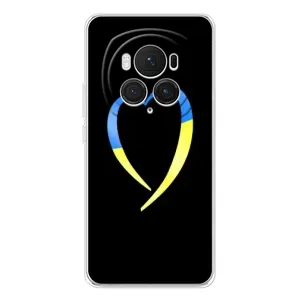 Силиконовый Чехол на Huawei Honor Magic 7 Pro (Я-Украина) (Украинское сердце)