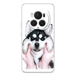 Бампер для Huawei Honor Magic 7 Pro с картинкой "Песики" (Собака Хаски)