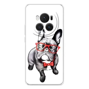 Бампер для Huawei Honor Magic 7 Pro с картинкой "Песики" (В очках)