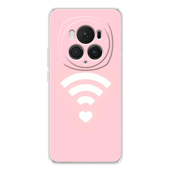 Чехол с рисунком «WiFi Love» для Huawei Honor Magic 7 Pro Чехол с рисунком «WiFi Love» для Huawei Honor Magic 7 Pro