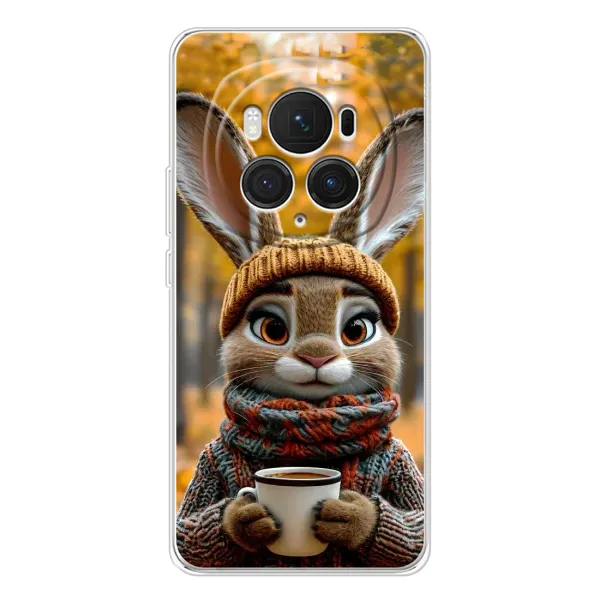 Чехол с рисунком «Зайчик с кофе» для Huawei Honor Magic 7 Pro Чехол с рисунком «Зайчик с кофе» для Huawei Honor Magic 7 Pro