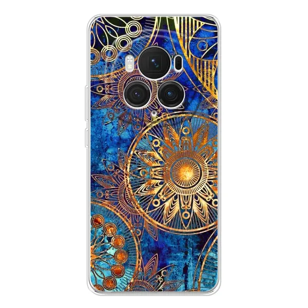 Чехол с рисунком «Золотые узоры» для Huawei Honor Magic 7 Pro Чехол с рисунком «Золотые узоры» для Huawei Honor Magic 7 Pro