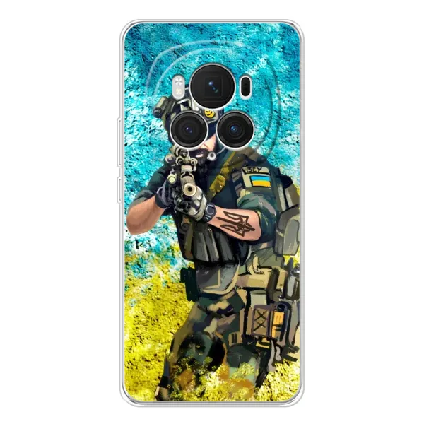 Чехол с рисунком «ЗСУ Воин» для Huawei Honor Magic 7 Pro Чехол с рисунком «ЗСУ Воин» для Huawei Honor Magic 7 Pro