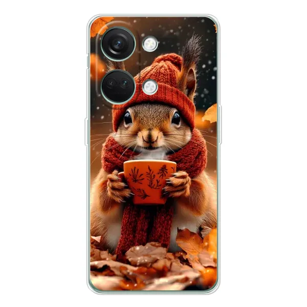 Чехол с рисунком «Белка с кофе» для Huawei Honor Play 10C Чехол с рисунком «Белка с кофе» для Huawei Honor Play 10C