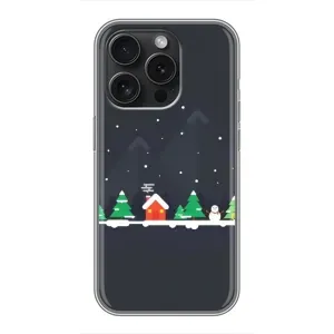 Силиконовый бампер на рождество для Huawei Honor Play 60 Plus (Город зимний)