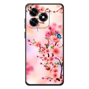 Чехол с принтом САКУРЫ на Huawei Honor X5c Plus (Бабочки на сакуре)