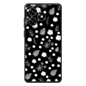 Чехлы с тематикой "ЦВЕТЫ" на Huawei Honor X5c Plus (цветение на чорном)