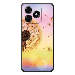 Силиконовый Чехол с одуванчиками на Huawei Honor X5c Plus (Цветок-одуванчик)
