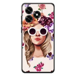 Чехол с картинкой Модные Девчонки Huawei Honor X5c Plus (Девушка в очках)