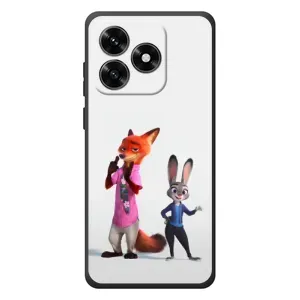 Силиконовый чехол с принтом Зоотрополіс для Huawei Honor X5c Plus (Джуди и Ник)
