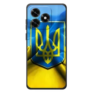 Чохол з картинкою (Патріотичний ГЕРБ) на Huawei Honor X5c Plus (Герб і Прапор України)