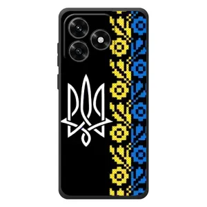 Силиконовый Чехол на Huawei Honor X5c Plus (Герб и вышыванка)
