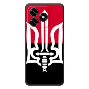 Чехлы УПА (Красно-Чёрный) на Huawei Honor X5c Plus (Герб Украины)