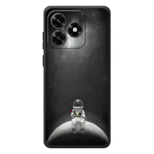 Силиконовый Чехол с принтом "Космонавты" на Huawei Honor X5c Plus (Космонавт романтик)