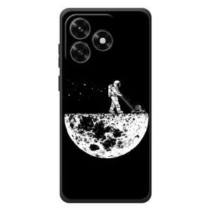 Силиконовый Чехол с принтом "Космонавты" на Huawei Honor X5c Plus (Космонавт)