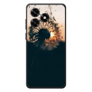Силіконовий Чохол з кульбабками на Huawei Honor X5c Plus (Гарна кульбабка)