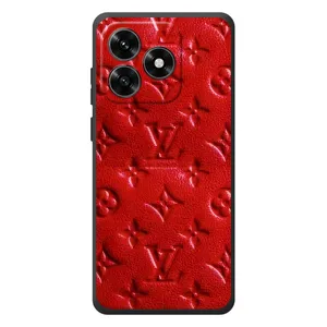Текстурний Чохол Louis Vuitton для Хуавей Хонор Х5с Плюс (Червоний ЛВ)