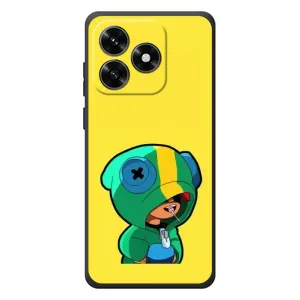 Чохол Бравл Старс для Huawei Honor X5c Plus (Леон (LEON))